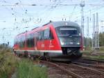 S3 von Rostock-Seehafen Nord nach Rostock Hbf.bei der Ausfahrt im ...