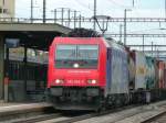 SBB - 482 045-2 mit G�terzug bei der durchfahrt im ...