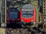 Es wird eng f�r den Triebzug 425 092-4 beim Verlassen ...