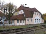 Der Worpsweder Bahnhof an ...  Torsten Klose 02.12.2008