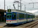 RBS Regionalverkehr Bern-Solothurn RBS Linie G - Be 4/8  89 im Bahnhofsareal von G�mligen am 12.09.2008