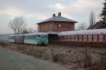 772 367; 972 771; 772 312 als DPE86401 beim Bahnhof ...