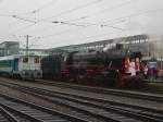 Die 41 018 mit einem Nikolaus Sonderzug am 09.12.2007 in ...