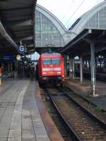 101 063-6 mit IC nach Stralsund. 5.12.08  ...