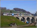 Zwei RABe 526 Thurbo als S2 23253 von Degersheim nach ...