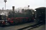 Rugensche Baderbahn - Rasender Roland IV-K Dampflok 99 594 im M�rz 2007 in der Einsatzstelle Putbus.