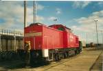 BR 298 298 310 vom Bh Rostock Seehafen im M�rz 1998 in der Einsatzstelle Mukran.