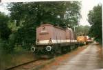 BR 201 Die ostdeutsche V100.201 049 im August 1998 in J�terbog Altes Lager.