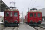AB RHB Rorschach-Heiden-Bergbahn ABDeh 2/4 23 und 24 R�ckseite in Heiden. (04.12.2008)