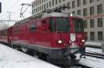 RHB GE 4/4 in Chur mir ein wenig Schneefall.
10.12.2008  ...