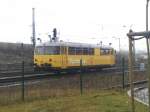 Sonstige Signaldienst VT 740 004-7 im Gleis 1 des Bf Flieden am 10.12.2008