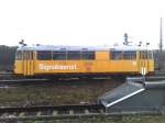 Sonstige Signaldienst VT 740 004-7 im Gleis 1 des Bf Flieden am 10.12.2008