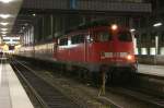 br-110-bugelfalte 110 344 RE 30107 am 10.12.2008 in M�nchen Hbf.