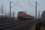 Abschiedsstimmung an der KBS 140. Noch 1 Woche bis Fahrplanwechsel.
218 ...