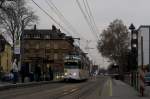 rnv-oeg-heidelberg-ludwigshafen-mannheim Die IGN hatte es geschafft einen GT6 auf Tour zu bringen - hier an der Schillerschule.
