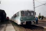 Neustrelitzer 772 110 nach der Ankunft aus Lauterbach in Bergen/R�gen. ...