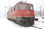 Ae 6/6 Nr. 11437 abgestellt auf dem Gel�nde der Eurovapor ...