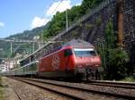 Die Re 460 054 ...  Christian Maier 14.12.2008