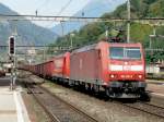 DB - 185 128-6 + 185140-1 mit G�terzug unterwegs im ...