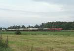 218 454-7 und 218 185-7 rauschen am 20.08.2008 mit ihrem ...