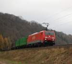 BR 189 189 046 am 15.11.2008 mit gem.GZ kurz vor Freden