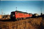 BR 232 Lokportraits 232 297 im Januar 1999 im Bh Wustermark.