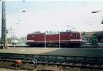 BR 143 Lokportraits 143 111 im M�rz 1998 in Schwerin.