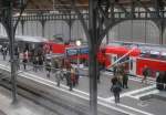 lubeck 13. Dezember 2008.
Festtag im Hauptbahnhof L�beck.
Die Elektrifizierung ist fertiggestellt,
der Bahnhof grundlegend saniert
und 100 j�hriges Jubil�um wurde auch gefeiert.
