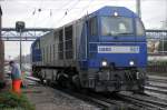 MaK G 2000 BB 'Dienstende ?'  -  Papiere in den Eimer und �ber den 'kleinen' Dienstweg ins GSF gezogen.  Hinten links steht der letzte Zug von RBH 901. Gladbeck 13.12.2008