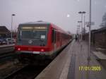 eine 628 wartet in kevelaer auf abfahrt  ...