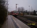 628 von kleve nach d�sseldorf f�hrt in den bahnhof kevelaer ...