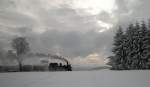 Museumsbahn Schonheide Adventsdampf am 13.und 14.12.08 bei der Museumsbahn.99 1516 dampft am 13.12. in Richtung Sch�nheide 