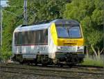 BR 3000 E-Lok 3017 aufgenommen am 14.06.08 w�hrend einer Leerfahrt durch den Bahnhof von Ettelbr�ck. (Hans)