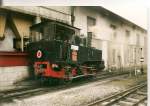 achenseebahn Nicht nur die bekannte Zillertalbahn beginnt in Jenbach,auch die Achenseebahn,hat in Jenbach ihren Ausgangsort.Im Mai 1998 traf ich in Jenbach vor der Bekohlungsanlage Lok Nr 1.
