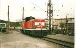 br-2068 Rangierdiesellok 2068 012 im Mai 1998 in der Zugf�rderstelle Innsbruck.