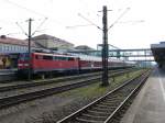 Regensburg Hbf mit 111 xxx-x mit RB nach Neumarkt (Oberpf) ...