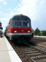 bayern Karlsruher Stw. mit RB nach Plattling in S�nching! Gru� an den Tf f�r den netten Gru� ;-)