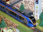 Liliput L133980, Steuerwagen des vierteiligen Flirt-Triebzuges 428 553 Cantus, 15.12.2008 ...