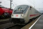 sonstige Nach Stuttgart f�hrt der EC 316 mit dem Steuerwagen voraus. St. Michael 17.12.2008