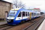 Veolia Verkehr (ex Connex): VT806, ein LINT 41 (BR 648) ...