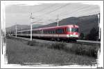 E-Triebwagen 4010 mit Steuerwagen 6010 001 voran f�hrt mit IC ...