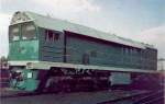 Die russische Diesellok LDE2800 No.241 der syrischen Eisenbahngesellschaft CFS. ...