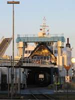 Kaum hat die Scandlines-F�hre Prins Richard die DSB Gumminase als ...
