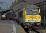 E-Lok 3002 hat am 19.12.08 ihren Zug von Liers nach ...