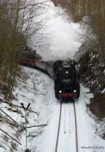 Den Berliner Zug mit 52 8079 und 119 158 konnte ...
