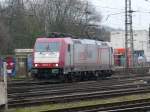 185 591-5 von CrossRail ...  Dieter Schumacher 23.12.2008
