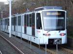Ein nagelneuer Stadler TANGO der Bogestra, auf der Linie U35 ...