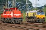 Die Class 66 von Rail4Chem und DE 94 der HGK ... Die Class 66 von Rail4Chem und DE 94 der HGK ...