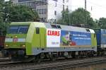 Die 152 005-5 in Claas cs fuhr am 02,07,08 durch ...