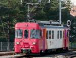 travys-ystec-yverdon---sainte-croix-1000-mm travys - Triebwagen Be 4/4 1 im Bahnhofsareal von Yverdon les Bains am 24.09.2008